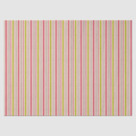 Pink & green stripes 薄葉紙