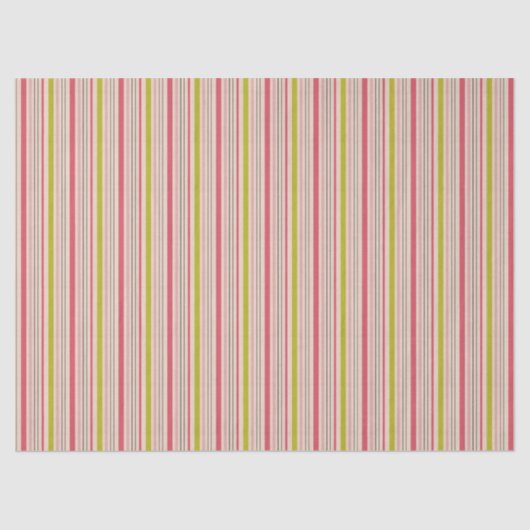 Pink & green stripes  薄葉紙 (正面)