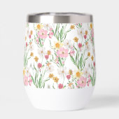 Pink Green Wildflower Watercolor (背面)