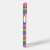 Pink Green Yellow Madras Plaid Design  Case-Mate iPhoneケース (裏面 / 右)