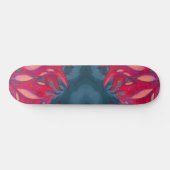 Pink grey Skateboard スケートボード (横)