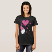 Pink Grome Heart Sleep Study Tech Life Balloon Val Tシャツ (正面フル)