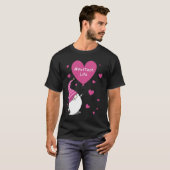 Pink Grome Heart Vet Tech Life Balloon Valentine's Tシャツ (正面フル)
