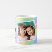 Pink Groovy Boho Rainbow Mothers day coffee mugs コーヒーマグカップ (中央)
