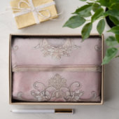 Pink Grunge Antique Frame Decoupage 薄葉紙 (ギフト)