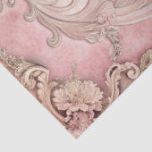 Pink Grunge Antique Frame Decoupage 薄葉紙 (詳細)