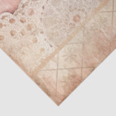 Pink Grunge Handmade Lace Decoupage 薄葉紙 (詳細)