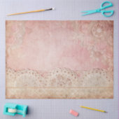 Pink Grunge Handmade Lace Decoupage 薄葉紙 (クラフト)