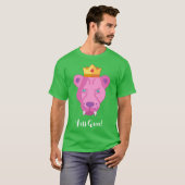 Pink Hair Queen Lioness Custom Text Tシャツ (正面フル)