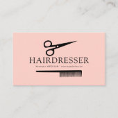 Pink Hairdresser 名刺 (正面)