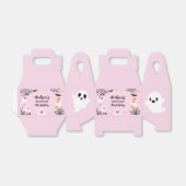 Pink Halloween Spooky Ghost フェイバーボックス (折り畳みなし)