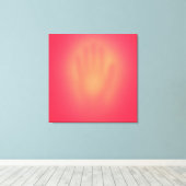 Pink Hand キャンバスプリント (インサイチュ (ウッドフロア))