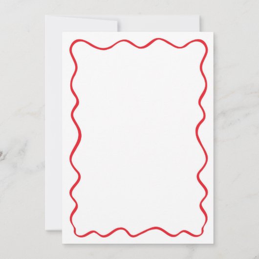 Pink Hand Drawn Christmas Cocktail Party 招待状 (裏面)