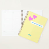 Pink Hand-drawn Hearts For Dreamers プランナー手帳 (ディスプレー)