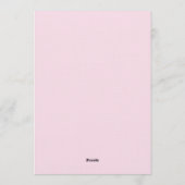 Pink Hand-Drawn Sweets Sweet 16 Birthday  招待状 (裏面)