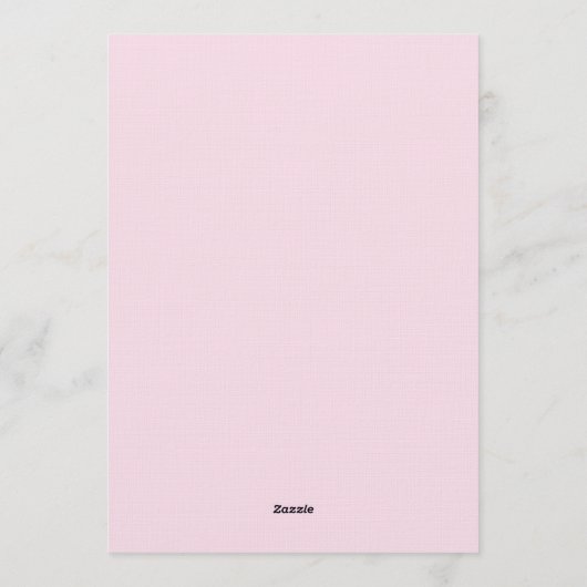 Pink Hand-Drawn Sweets Sweet 16 Birthday  招待状 (裏面)