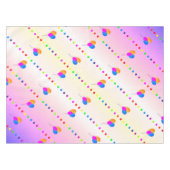 PINK Happy 10誕生日 |編集可能 テーブルクロス (正面(横))