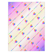 PINK Happy 10誕生日 |編集可能 テーブルクロス (正面)