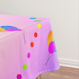 PINK Happy 10誕生日 |編集可能 テーブルクロス