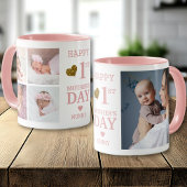 Pink Happy First Mother's Day Mummy 5 Photo   マグカップ