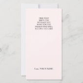 Pink Happy Galentine´s Day for Best Friend カード (裏面)