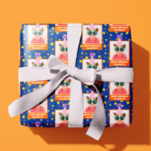 Pink Hatパーソナライズされた付きキッドフォトハッピーバースデー