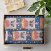 Pink Hatパーソナライズされた付きキッドフォトハッピーバースデー 薄葉紙 (ギフト)