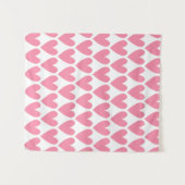 Pink Heart タペストリー (正面(横))