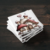 Pink Heart Cottage Christmas Magnet マグネット