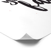 Pink Heart Hey You I Love Your Face ポスター (角)