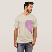 PINK HEART LEFT -.png Tシャツ (正面フル)