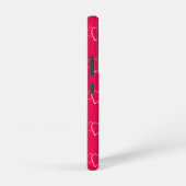 Pink Heart Love Eiffel Tower Paris Samsung Galaxyケース (右側面)