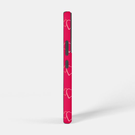 Pink Heart Love Eiffel Tower Paris Samsung Galaxyケース (右側面)