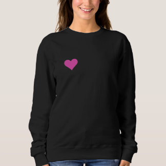 Pink Heart Love Sweatshirt – Stylish Art Hoodie fo スウェットシャツ