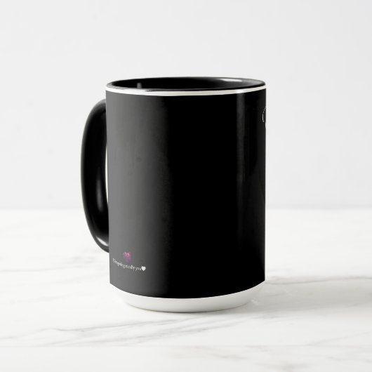 Pink Heart Mug マグカップ (正面左)