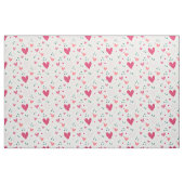 Pink Heart Pattern Baby Girl Nursery Fabric ファブリック (ヤード)
