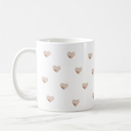 Pink Heart Simple Coffee Mug コーヒーマグカップ