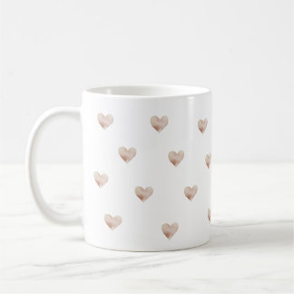 Pink Heart Simple Coffee Mug コーヒーマグカップ