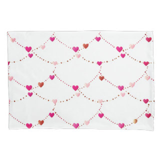 Pink Heart String Pillow Case 枕カバー
