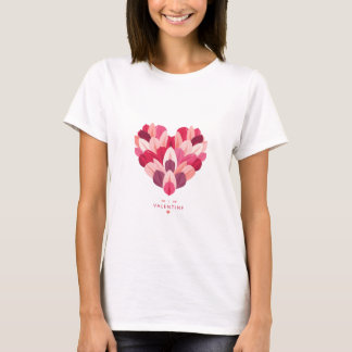 Pink Heart T-Shirt | Cute Love Graphic Tee | Valen Tシャツ