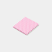 Pink Heart Valentine's Day Gift, Heart Pattern ポストイット (アングル)