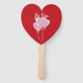 Pink Hearts ハンドファン (正面)