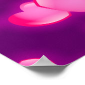 Pink Hearts ポスター (角)