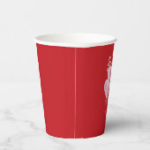 Pink Hearts 紙コップ (右)