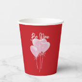Pink Hearts 紙コップ (正面)