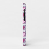 Pink Hearts and Squares Love Xoxo Case-Mate iPhoneケース (裏面/左)