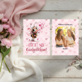 Pink Hearts Galentine's Day Best Friend Card シーズンカード