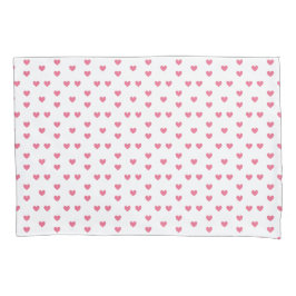 Pink Hearts Ornamental Minimalist Modern Pattern. 枕カバー