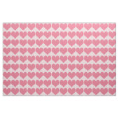 Pink Hearts Pattern ファブリック (ファットクウォーター)