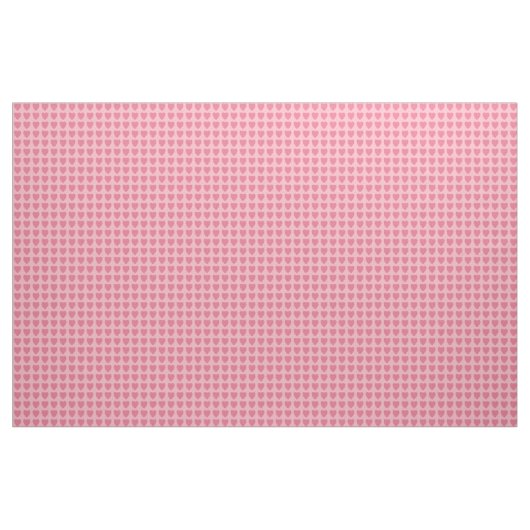 Pink Hearts Pattern ファブリック (ヤード)